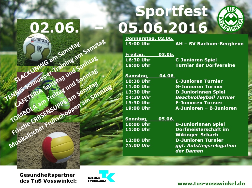 Sportfest-Flyer